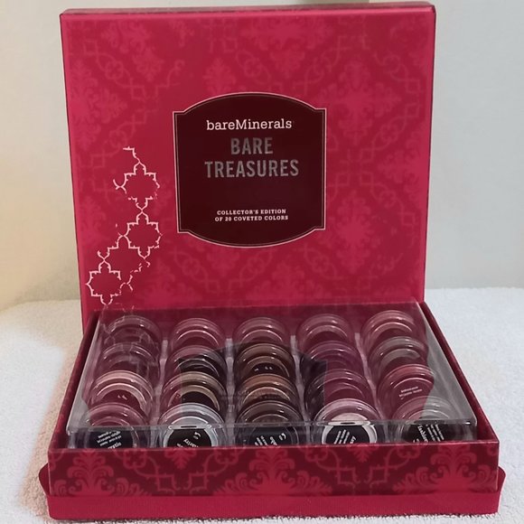 NIB rare bareMinerals Bare Treasures-Collector's Edition-20 Coveted Colors - Picture 3 of 11